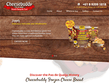 Tablet Screenshot of cheesebuddy.com.au